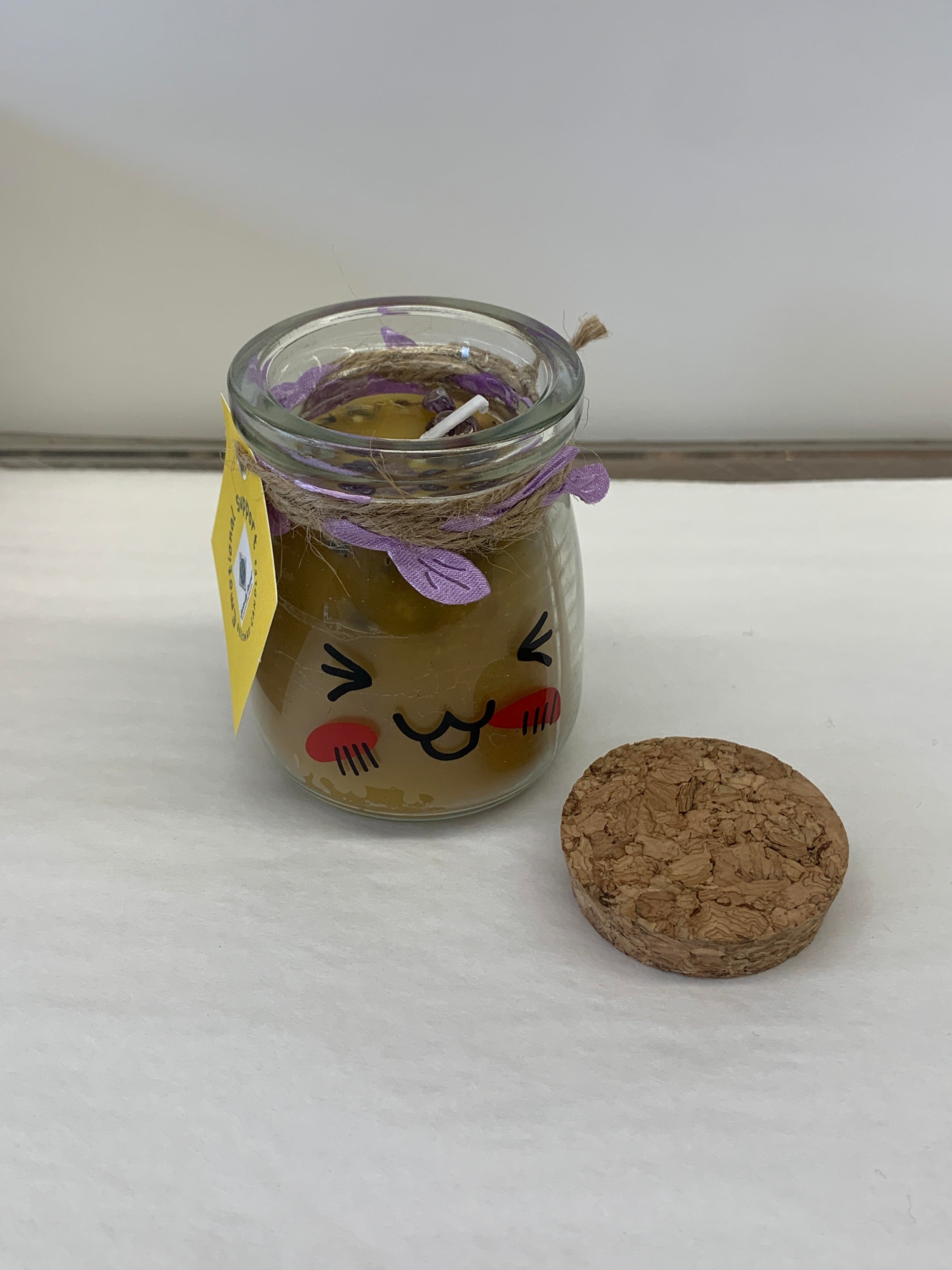 Emotional Support Artisan Beeswax Candle