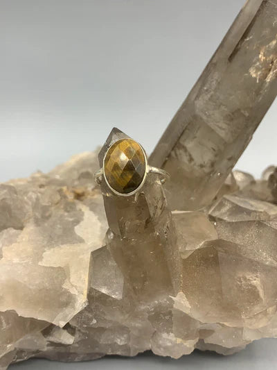 Sterling Silver Tiger's Eye Ring