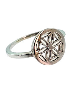 Flower of Life Sterling Ring 7