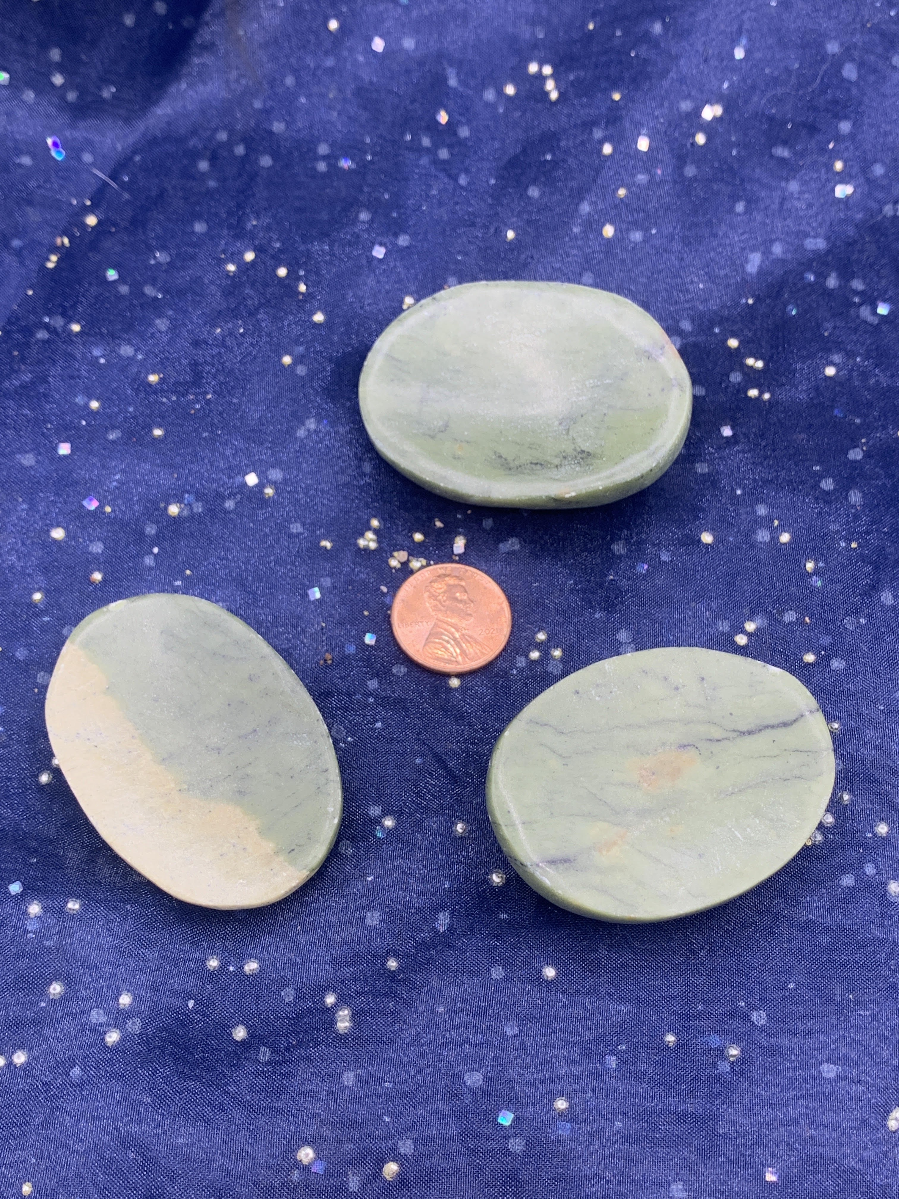 Green Jade Worry Stone