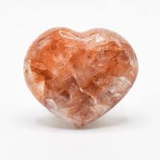 Hematoid Quartz Heart - Medium