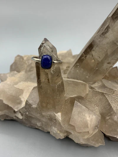 Sterling Silver Lapis Ring