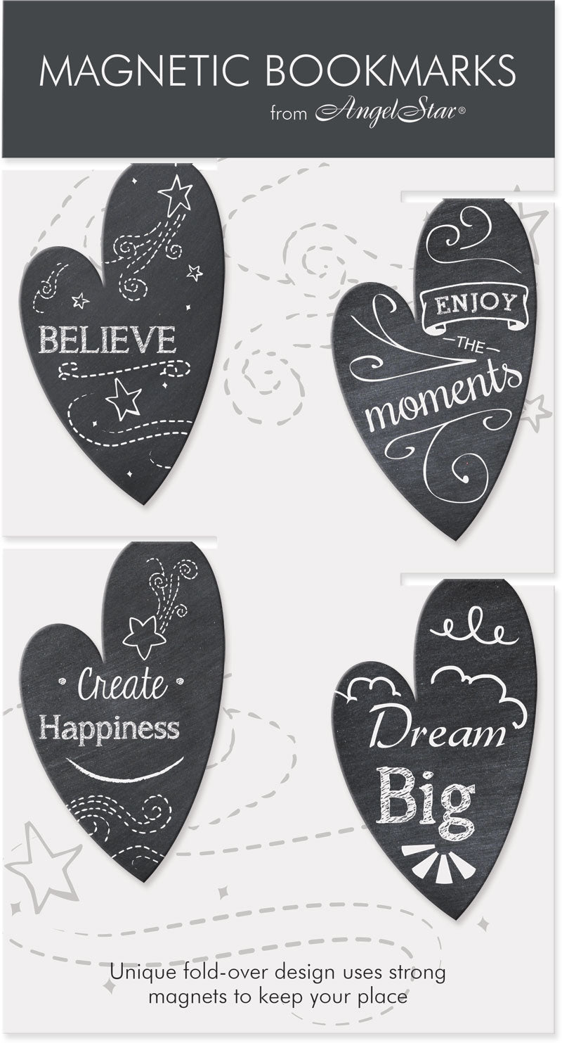 Magnetic Chalkboard Bookmarks
