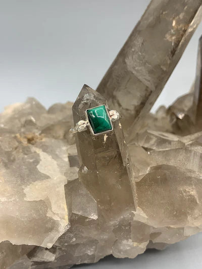 Sterling Silver Malachite Ring
