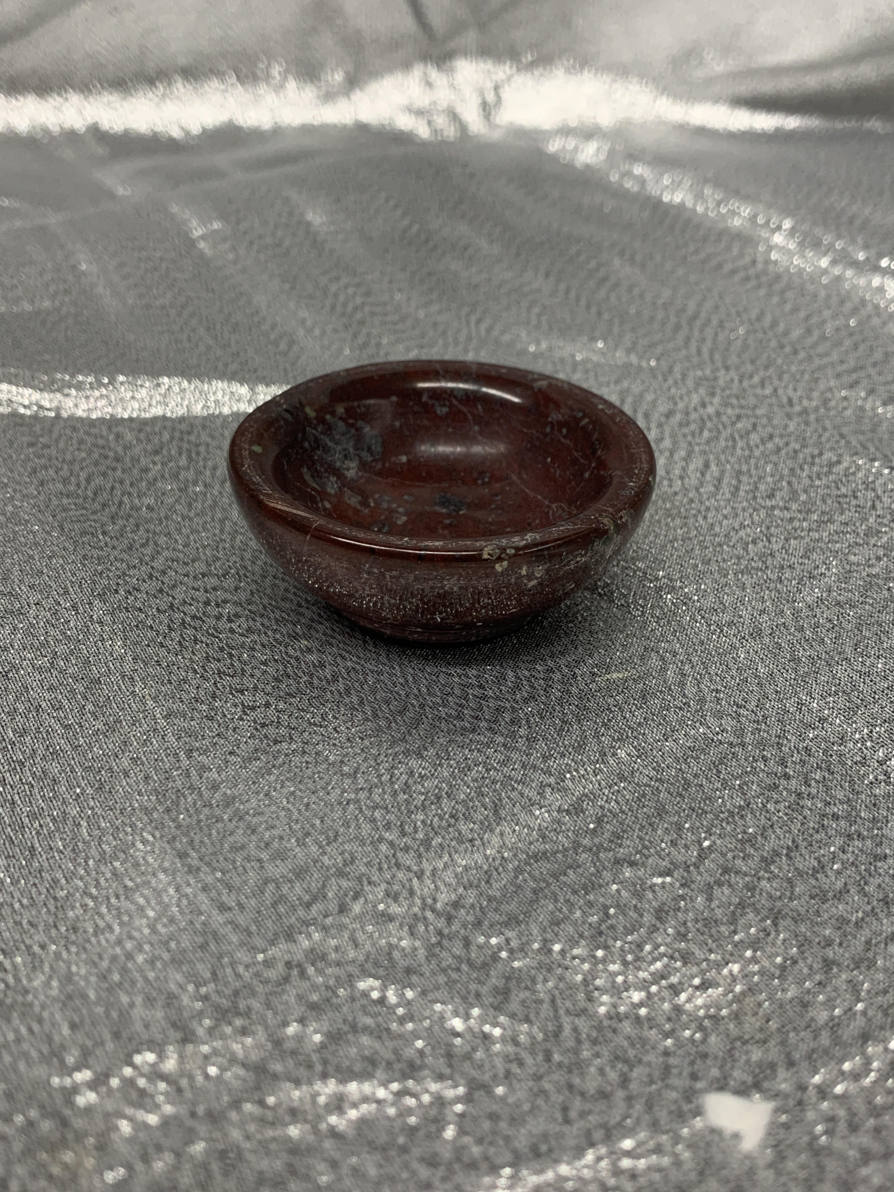 Red Marble Bowl