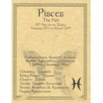 Zodiac Parchment Posters (8.5" x 11")
