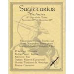 Zodiac Parchment Posters (8.5" x 11")