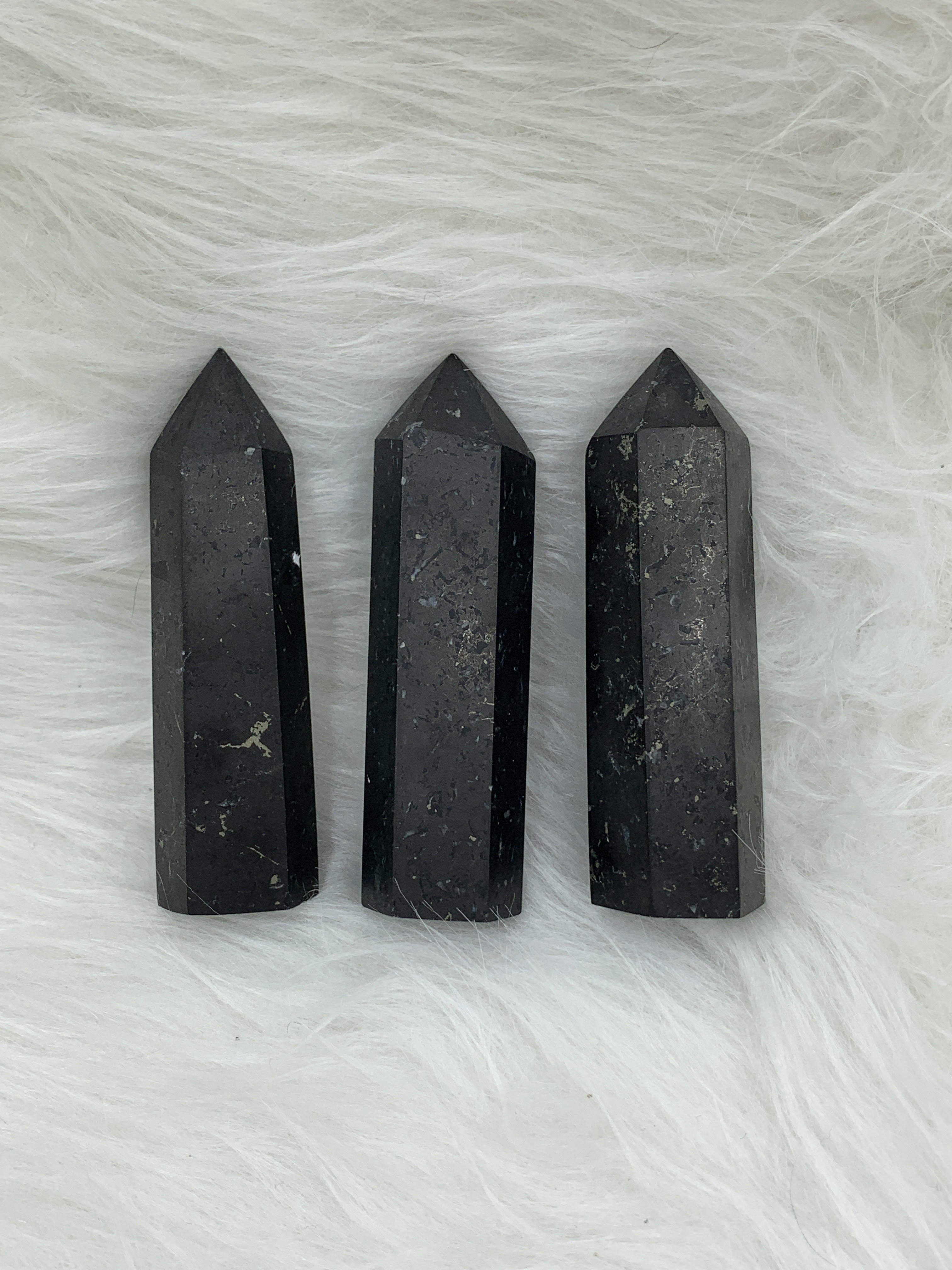 Shungite Obelisk - Small (70-79g)