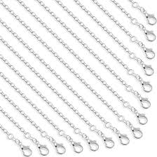 Silver Link Chain 35"