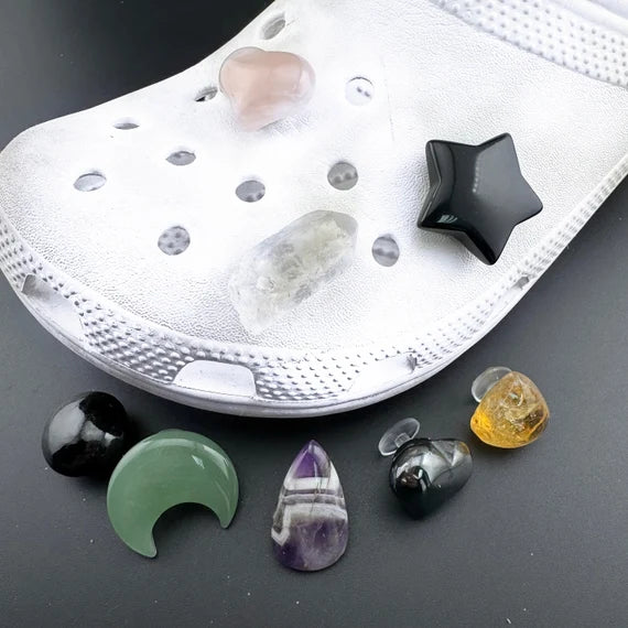 Tumbled Stone Croc Charm