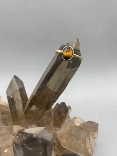 Sterling Silver Tiger's Eye Ring