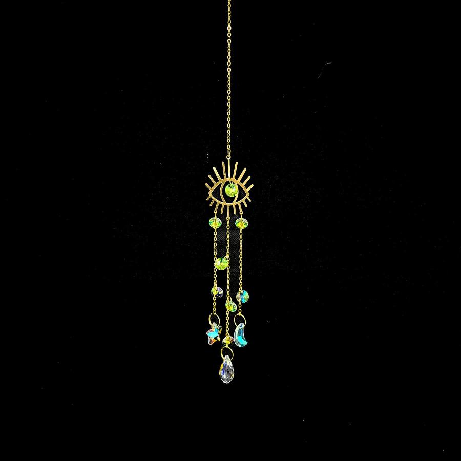 Rainbow Evil Eye Suncatcher